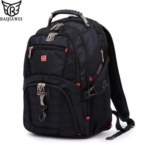 BAIJIAWEI Men and Women Laptop Backpack Mochila Masculina 15 Inch Backpacks Luggage & Men's Travel Bags Male Large Capacity Bag