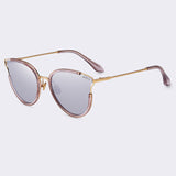 AOFLY Fashion Cat Eye Sunglasses Original Brand Sunglasses Women Shades Female Elegant Design Eyewears Coating Mirror AF79164