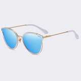AOFLY Fashion Cat Eye Sunglasses Original Brand Sunglasses Women Shades Female Elegant Design Eyewears Coating Mirror AF79164